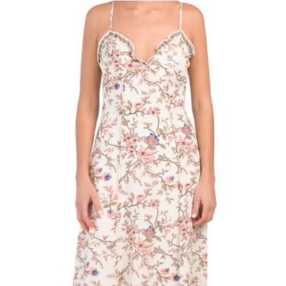 NWT max studio floral print maxi dress